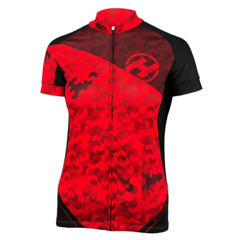 HAVEN Cyklistický dres s krátkým rukávem - SINGLETRAIL NEO WOMEN - červená
