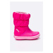 Zimní boty Crocs Winter Puff 14613 růžová barva