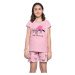 Dívčí pyžamo Lalima růžové