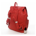 Designový dámský koženkový batoh Ilijana, červená