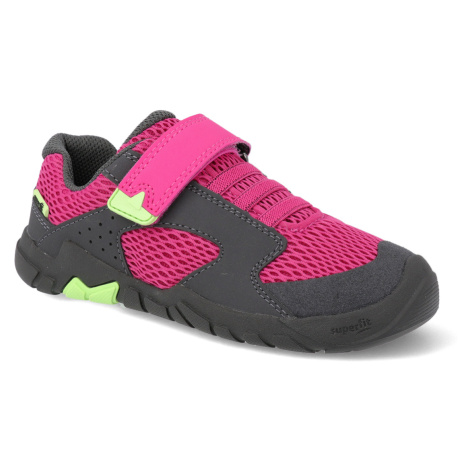 Barefoot tenisky Superfit - Trace Pink/Grau vegan růžové