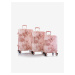 Sada tří vzorovaných cestovních kufrů Heys Tie-Dye S,M,L