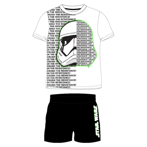 Star-Wars licence Chlapecké pyžamo Star Wars 52049307, bílá / černá Barva: Bílá