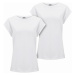 Urban Classics / Pre-Pack Ladies Extended Shoulder Tee white+white