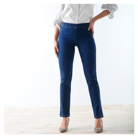 Blancheporte Tvarující džíny s efektem plochého bříška denim