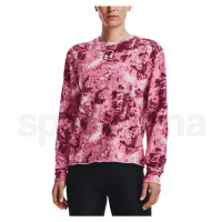 Under Armour Rival Terry Print Crew-PNK W 1373036-669 - pink