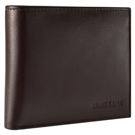 Pánská peněženka Semiline Semiline_Wallet_P8222-1_Brown