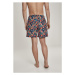 Urban Classics Pattern?Swim Shorts blk/tropical