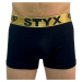 Men's boxers Styx / KTV sports rubber black - gold rubber
