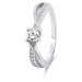 Brilio Silver Okouzlující stříbrný zásnubní prsten RI049W 50 mm