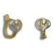 GEMMAX Jewelry Zlaté náušnice Styling Hearts GLECN-62801