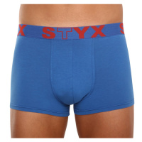 Pánské boxerky Styx sportovní guma modré (G967)