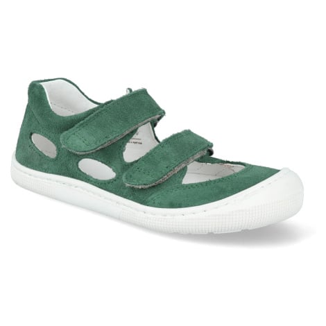 Barefoot sandálky Koel - Dalila Suede Green zelené