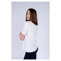 Tommy Jeans T-Shirt - TJW SLIM JERSEY C NECK white