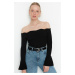 Trendyol Black Carmen Collar Knitwear Sweater