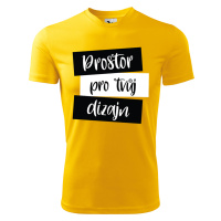 MMO Pánské sportovní tričko s vlastním potiskem Barva: Žlutá