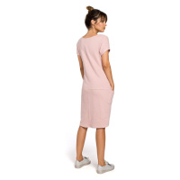 Šaty model 18074432 Powder Pink - BeWear