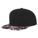 Unisex kšiltovka Urban Classics Floral Snapback - barevný kšilt