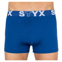 Pánské boxerky Styx sportovní guma nadrozměr tmavě modré (R968)