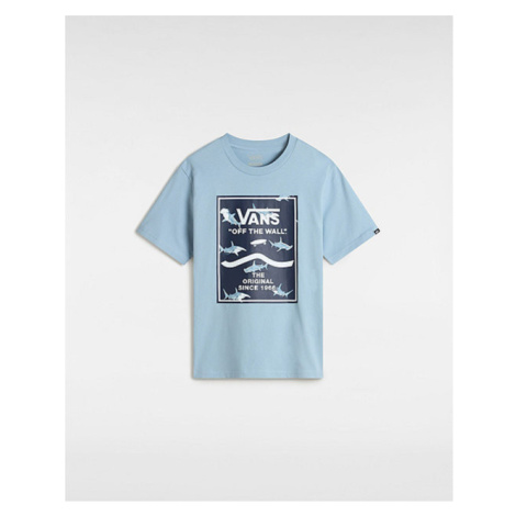 VANS Youth Print Box T-shirt Boys Blue, Size
