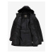 Černý pánský zimní prošívaný kabát NAX Croux