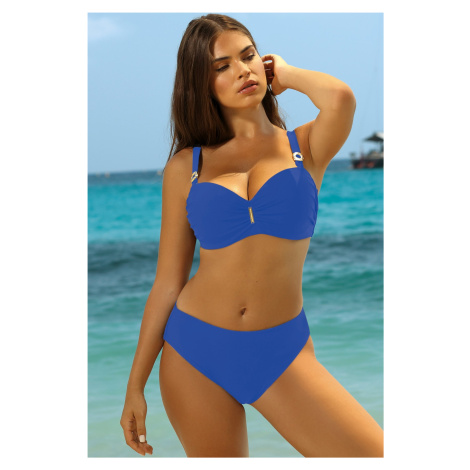 Dvoudílné plavky Self S730 Glamour 1 Tmavě modrá | dámské plavky
