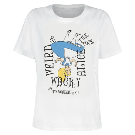 Alice in Wonderland Tick Tock Dámské tričko bílá
