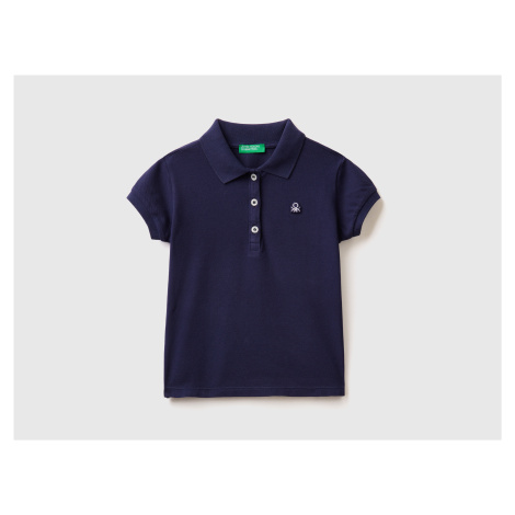 Benetton, Regular Fit Polo In Organic Cotton United Colors of Benetton