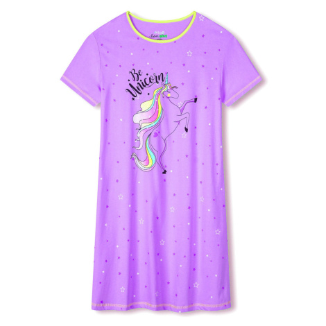 Dívčí noční košile - KUGO MN1769, fialková Barva: Fialková