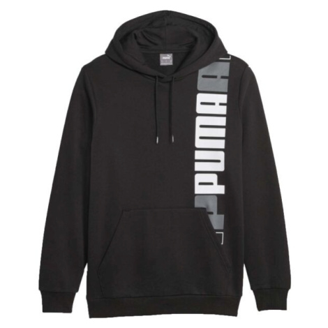 Puma ESSENTIALS + LOGO LAB HOODIE FL Pánská mikina, černá, velikost