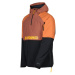 FUNDANGO BURNABY Pánská lyžařská/snowboardová bunda, oranžová, velikost
