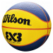 Wilson FIBA 3X3 MINI RUBBER BSKT Mini basketbalový míč, žlutá, velikost