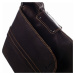 Větší praktická kožená pánská taška Thibault Green Wood, hnědá