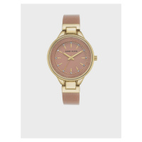 Dámské hodinky v růžovo-zlaté barvě Anne Klein