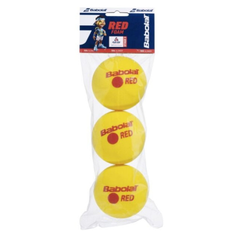 Babolat RED FOAM X3 Dětský tenisový míč, žlutá, velikost
