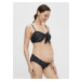 Černé květované dvoudílné těhotenské plavky Mama.licious Ofelia