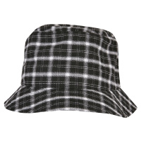 Check Bucket Hat černo/šedá