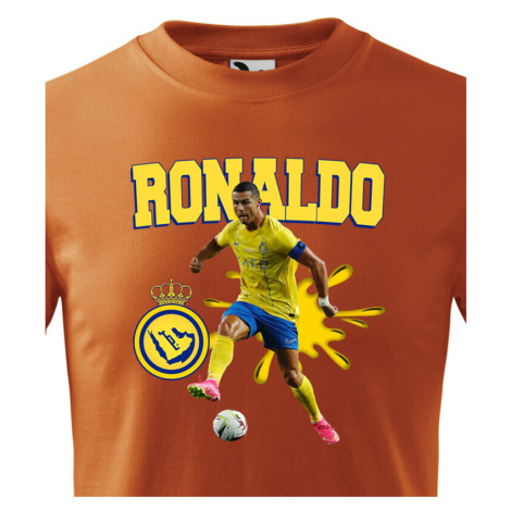 Dětské tričko s potiskem  Cristiano Ronaldo - Al Nassr -  dětské tričko pro milovníky fotbalu BezvaTriko