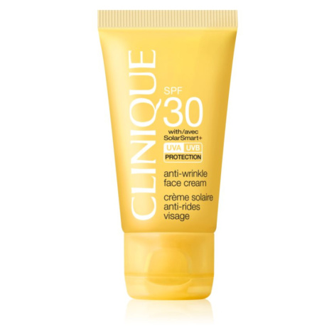 Clinique Sun SPF 30 Sunscreen Anti-Wrinkle Face Cream opalovací krém na obličej s protivráskovým