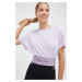 Tréninkové tričko Calvin Klein Performance fialová barva