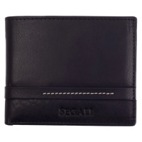 SEGALI Pánská kožená peněženka 1042 black