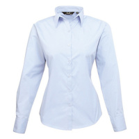 Premier Workwear Dámská košile s dlouhým rukávem PR300 Light Blue -ca. Pantone 2708