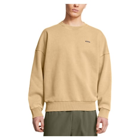 Under Armour UA Icon HWT Flc Wash O Crew M 1386553-263 - brown