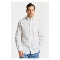 KOŠILE GANT REG COTTON LINEN SHIRT bílá