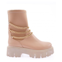 DGN Es806 Women's Thick Chain Accessory Boots.