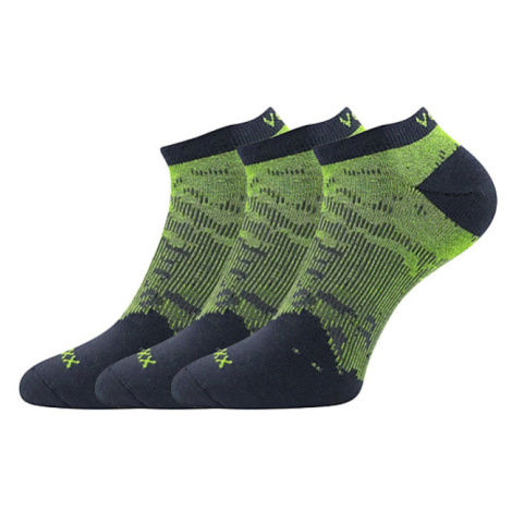 Voxx Rex 18 Unisex nízké ponožky - 3 páry BM000004106100100217 zelená