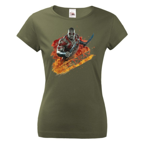 Dámské tričko s potiskem Drax - ideální dárek pro fanoušky Marvel BezvaTriko