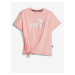 Světle růžové holčičí tričko Puma ESS+