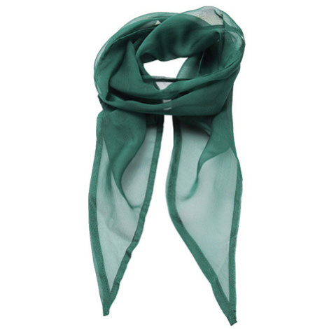 Premier Workwear Dámský šifonový šátek PR740 Bottle -ca. Pantone 560