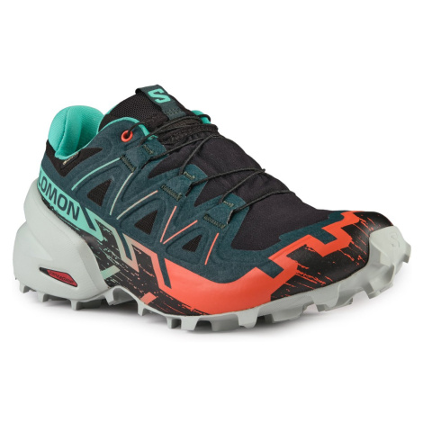 Salomon Speedcross 6 GTX W L47584200 - black/electric green/cherry tomato